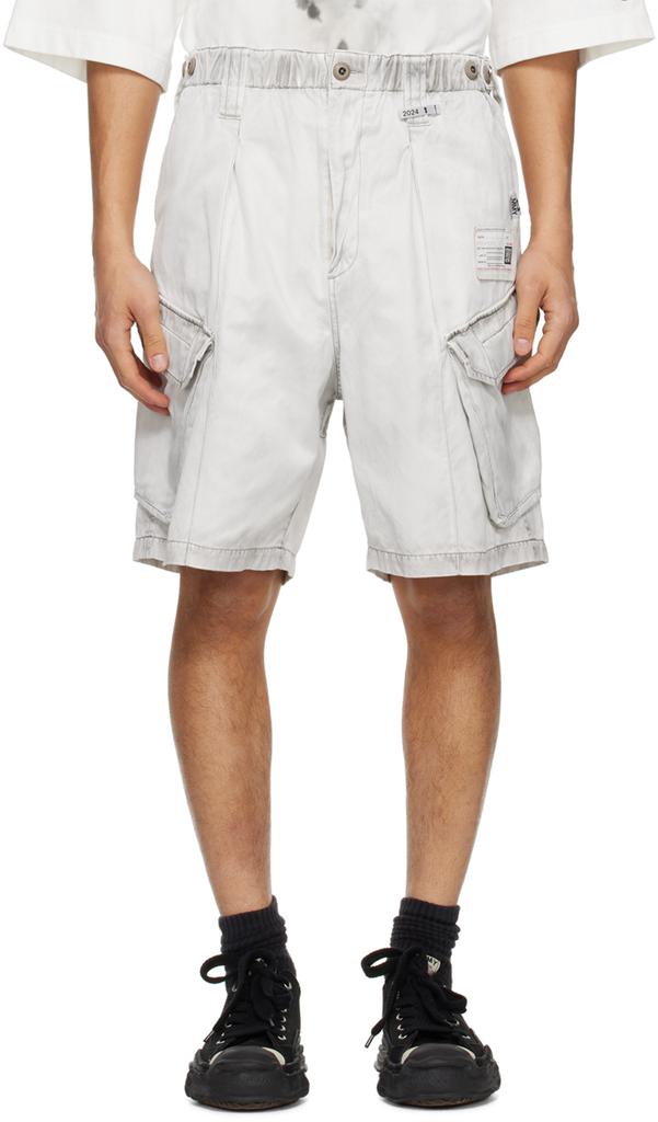 Maison MIHARA YASUHIRO Gray Cargo Shorts