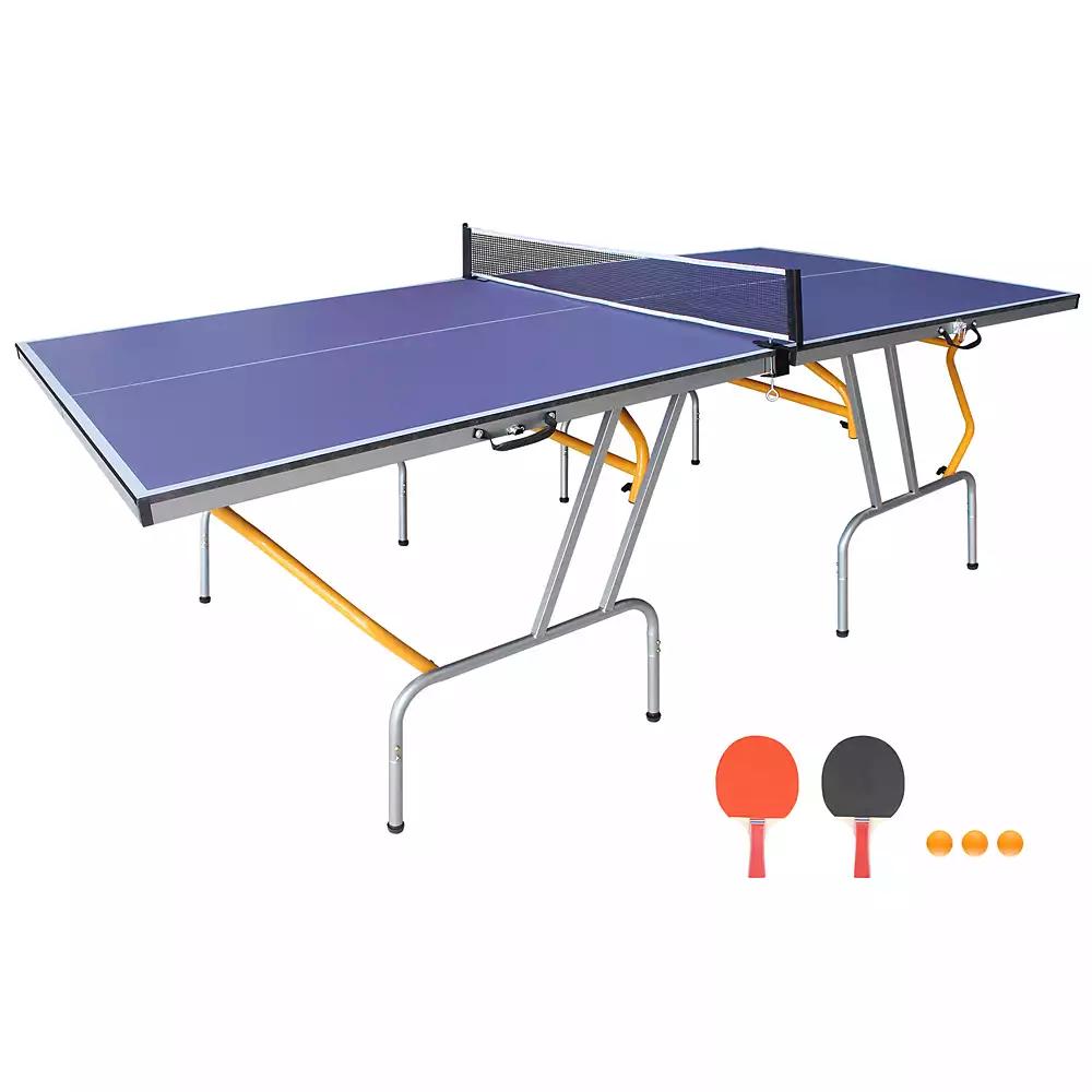 Streamdale Furniture Streamdale Compact Foldable Ping-Pong Table Set Table, Paddles, Net, Balls