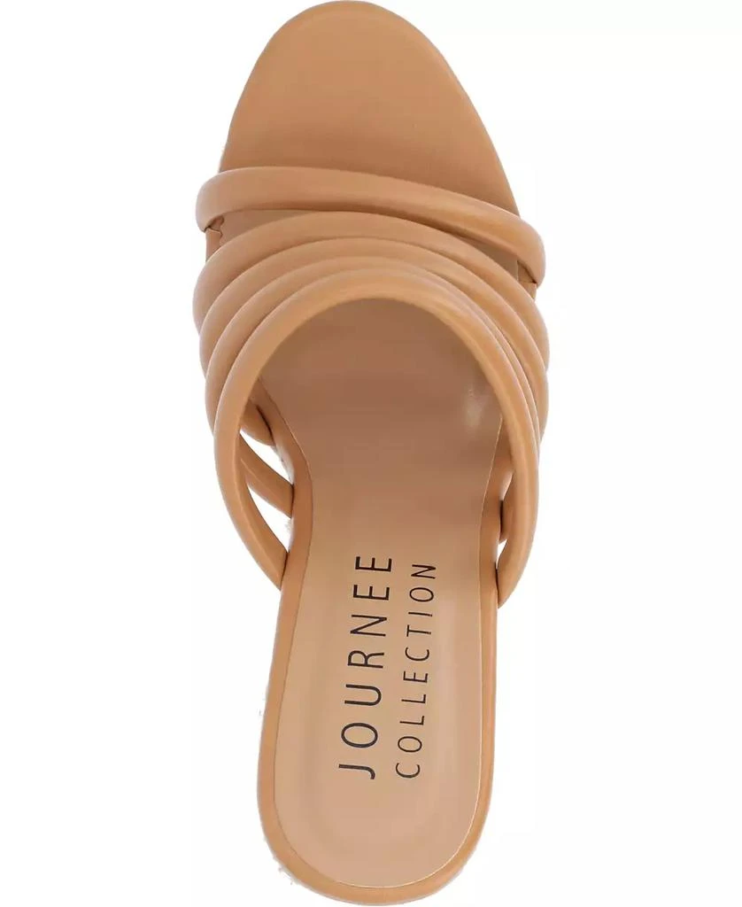Journee Collection Women's Cynthie Platform Wedge Sandals 4