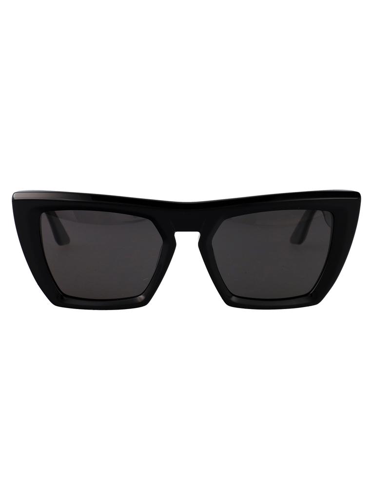 GCDS NERO LUCIDO / FUMO ACETATE SUNGLASSES