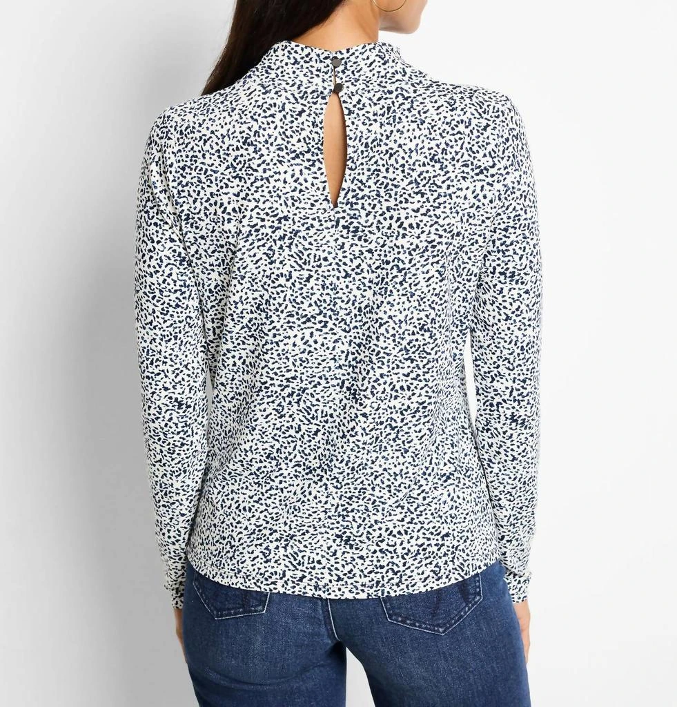 NIC+ZOE Nic + Zoe - Animal Instinct Drape Neck Top 3