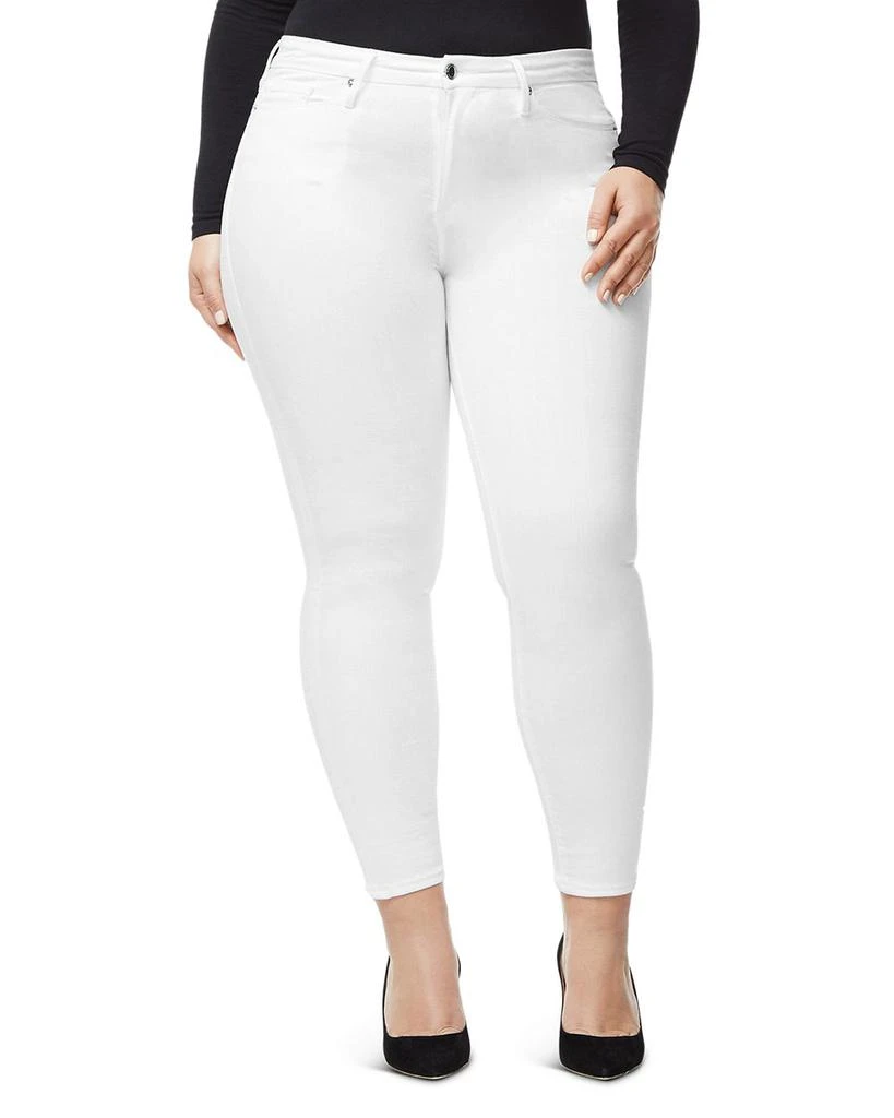 Good American Good Legs Crop Jeans in White001 2