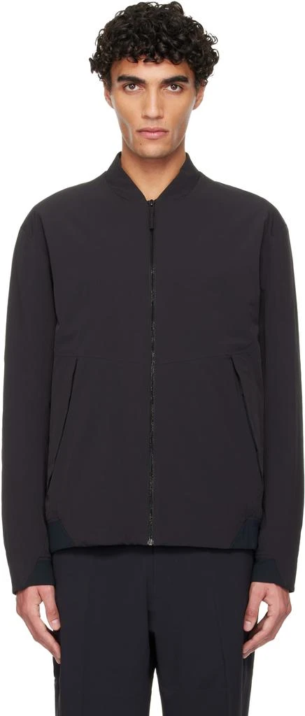 Black Diode Insulated Bomber Jacket