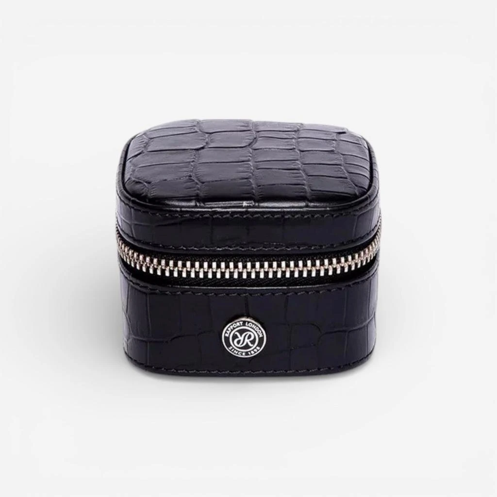 Rapport Rapport Director’s Range Black Leather Small Stud Box D335-copy