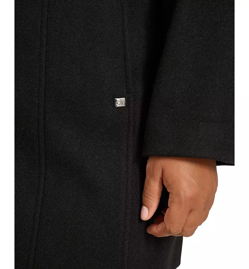 Calvin Klein Womens Plus Size Walker Coat, Created for Macys 5