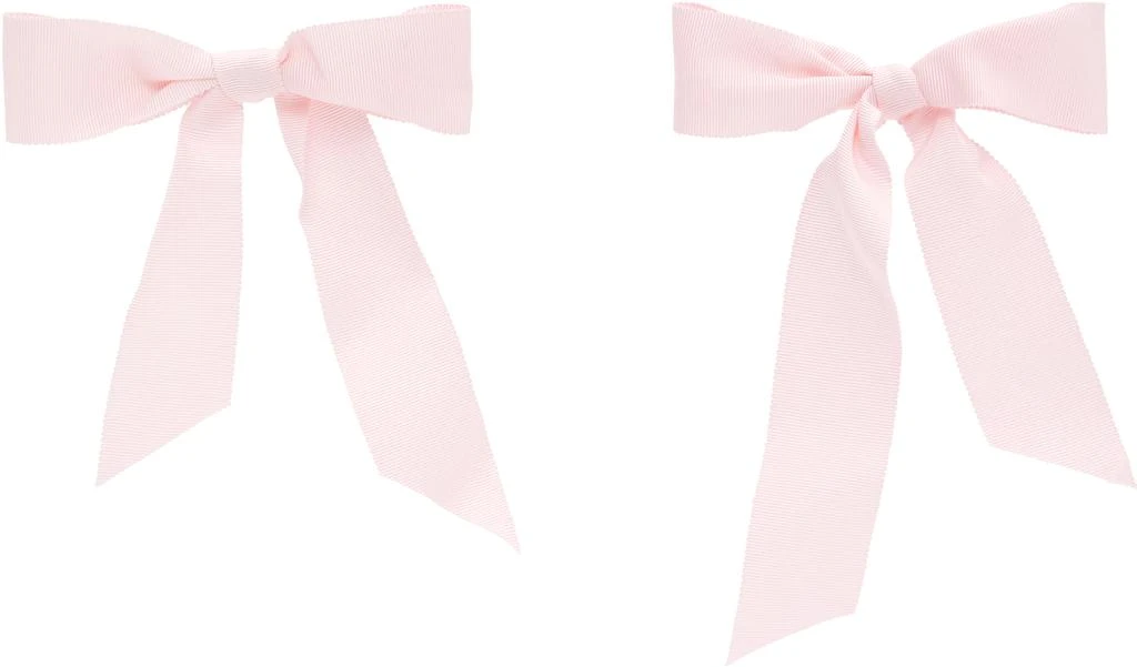 D'heygere Pink Bow Earrings 1