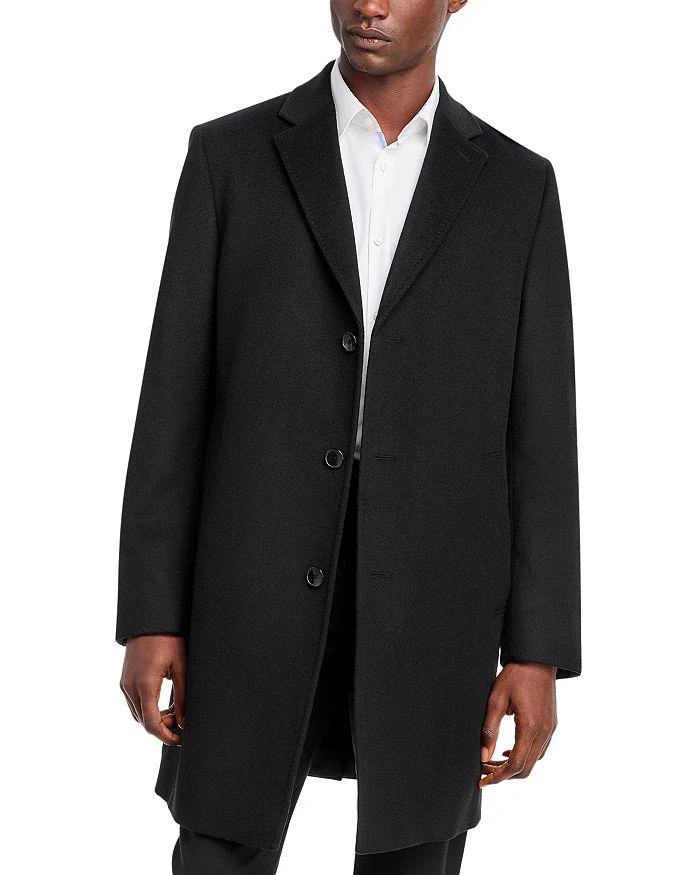 Hugo Boss Jared Wool 
Cashmere Regular Fit Topcoat