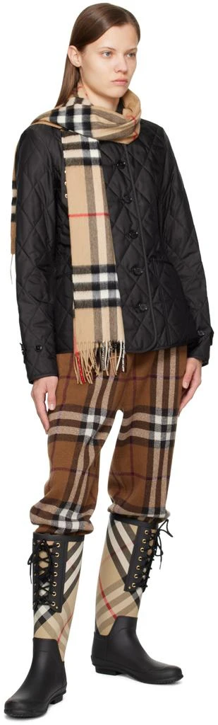 Burberry Black Quilted Jacket 4