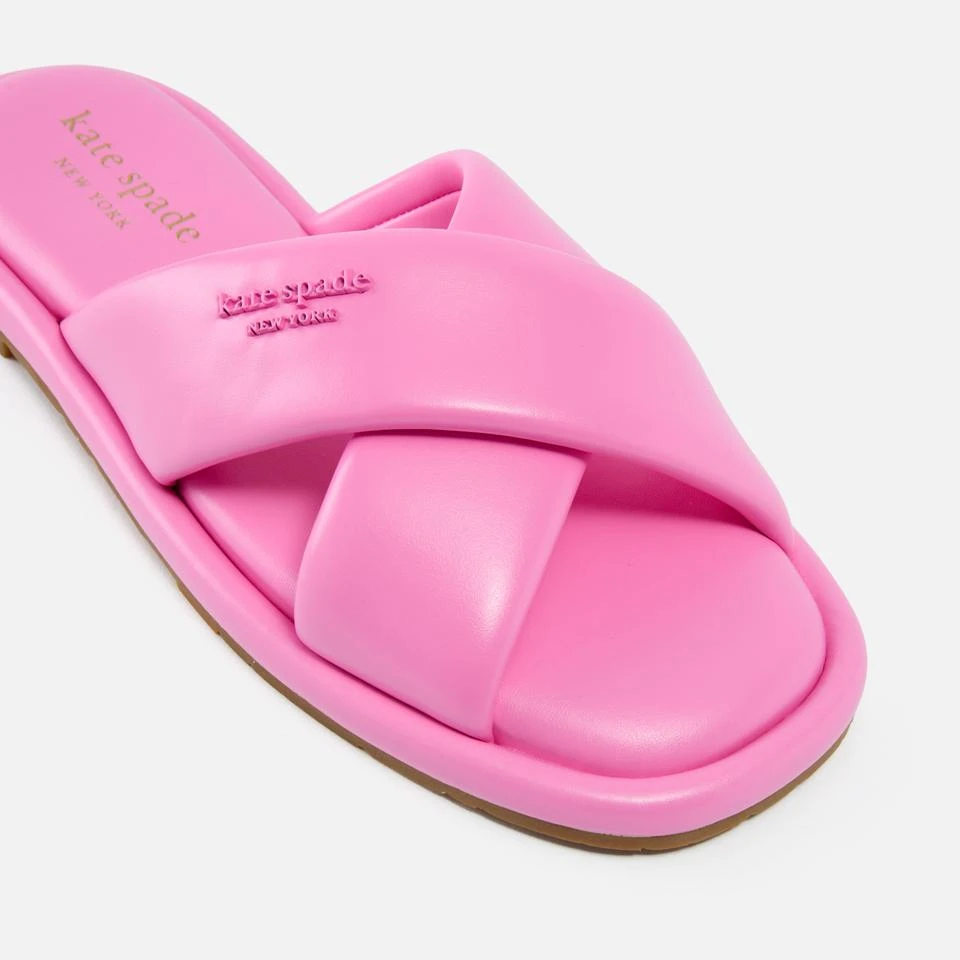 Kate Spade KATE SPADE NEW YORK WOMEN'S FAUX LEATHER RIO SLIDES 3
