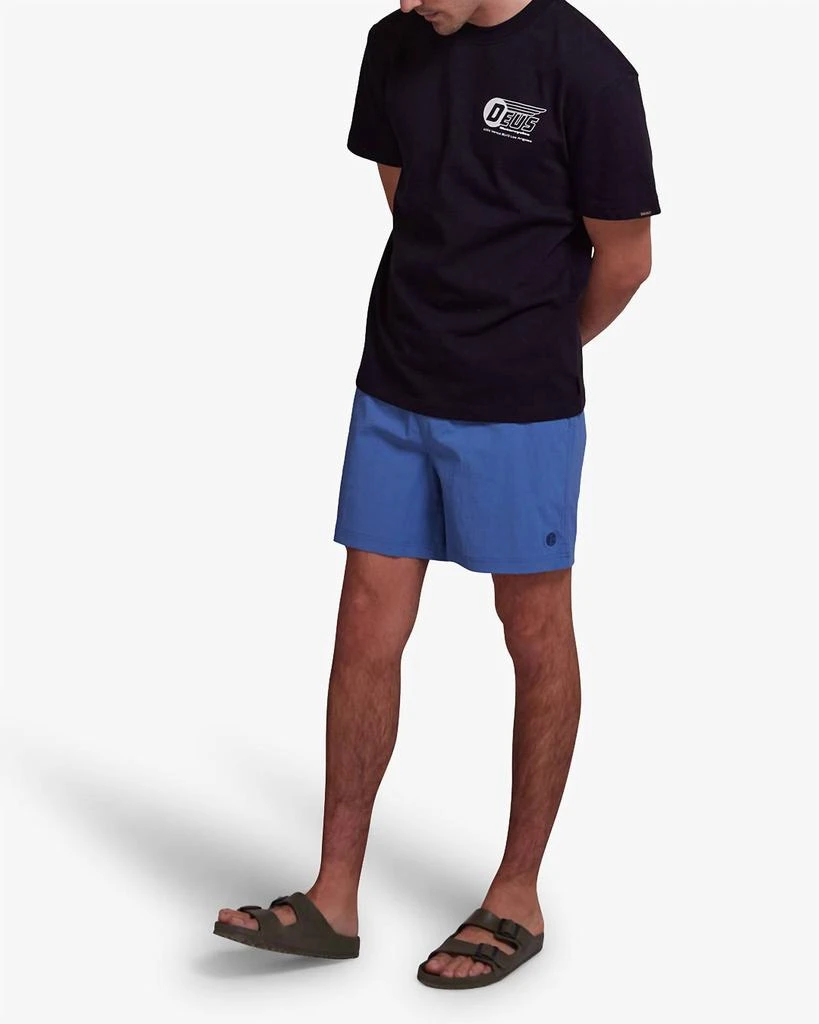 Deus Men's Cordura Glide Swim Short In Blue Heaven 3