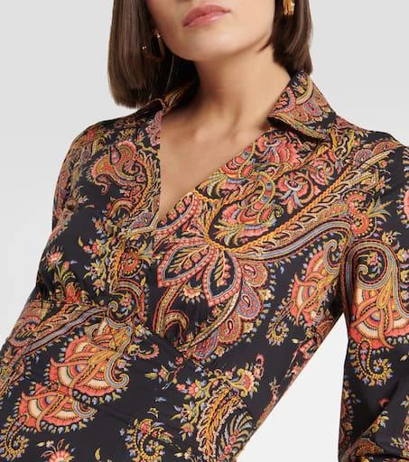 ETRO Paisley cotton midi dress 4