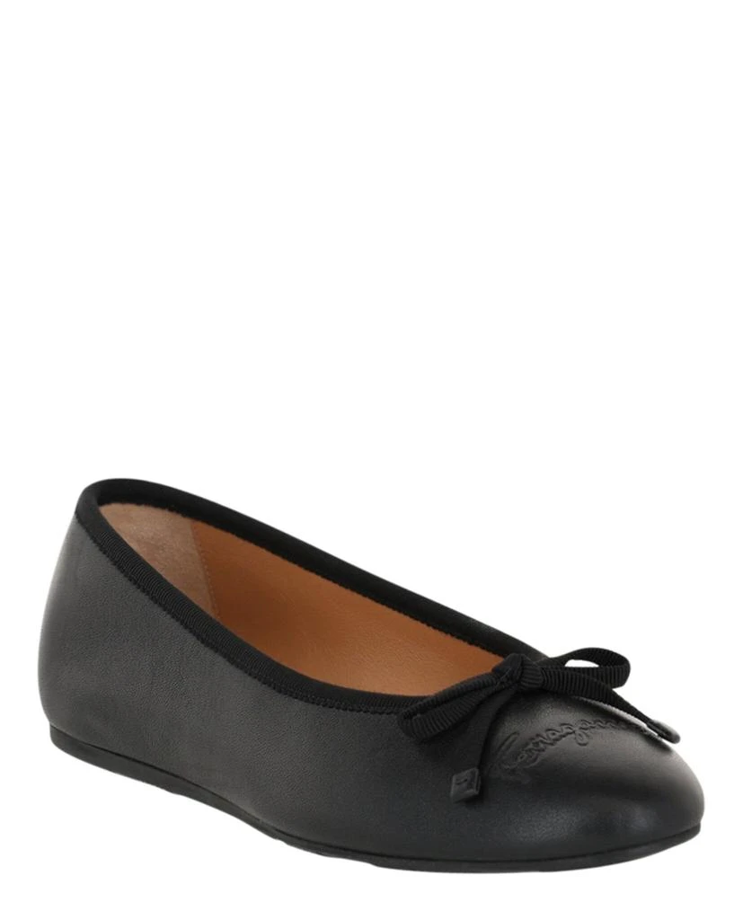 Salvatore Ferragamo Logo Ballerina Flats 2