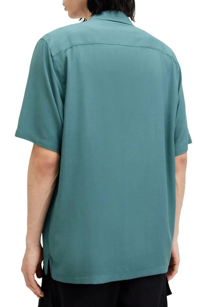 ALL SAINTS Venice Relaxed Fit Short Sleeve Button-Up Camp Shirt 3
