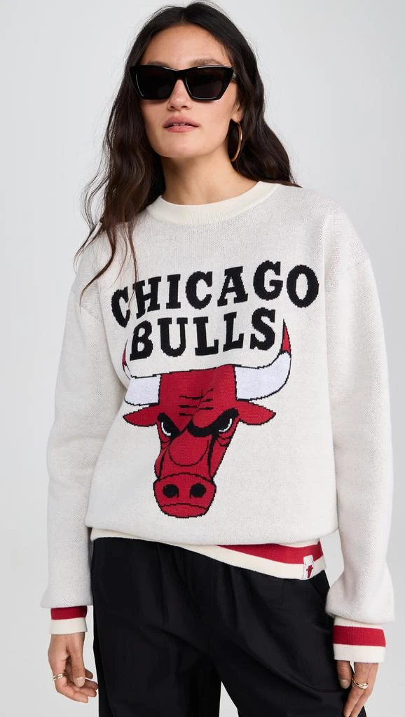 Terez Bulls Knit Crew Neck Sweater 1