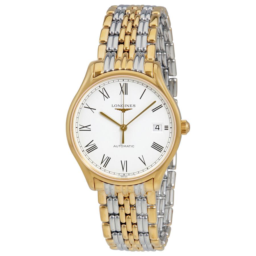 Longines Lyre White Dial Ladies Two Tone Watch L4.860.2.11.7
