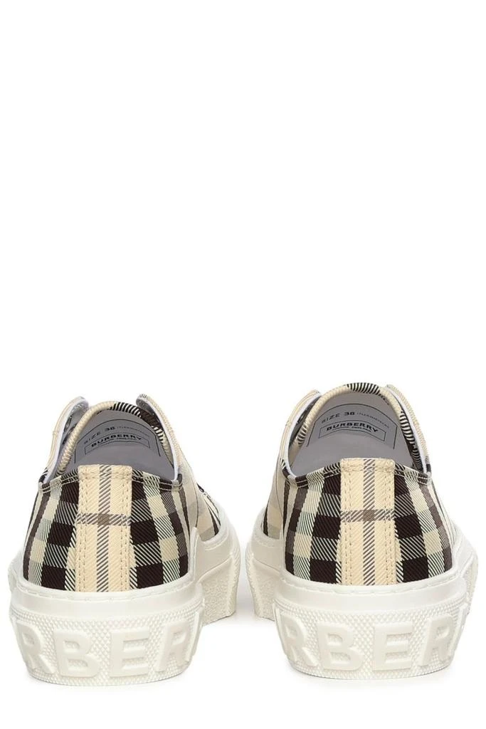 Burberry Burberry Checked Lace-Up Sneakers 4