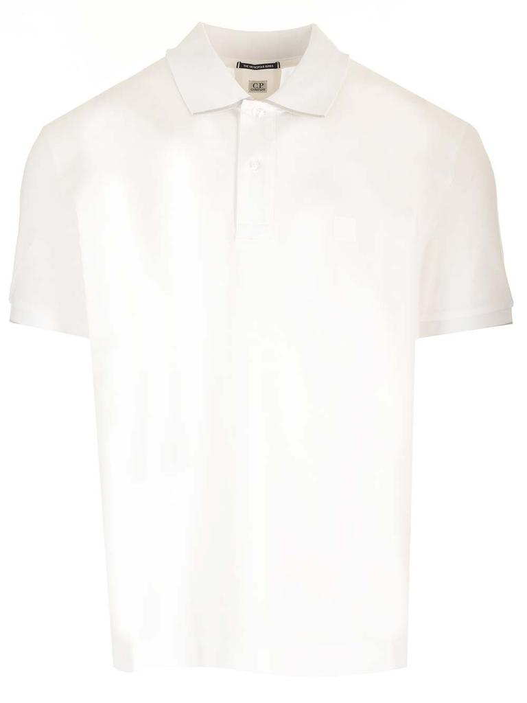 C.P. Company C.P. Company Stretch Piquet Polo Shirt White S Polo Shirts BeyondStyle