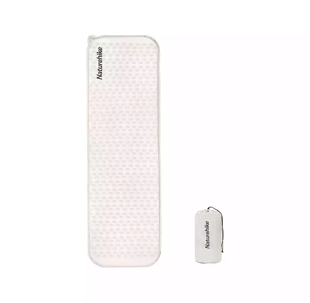 Naturehike Ultralight Self Inflating Insulated Sleeping Pad with Foam, Lightweight Rectangular Sleeping Mat for Camping Backpacking Hiking Traveling, ISPO Award Winner 2024
