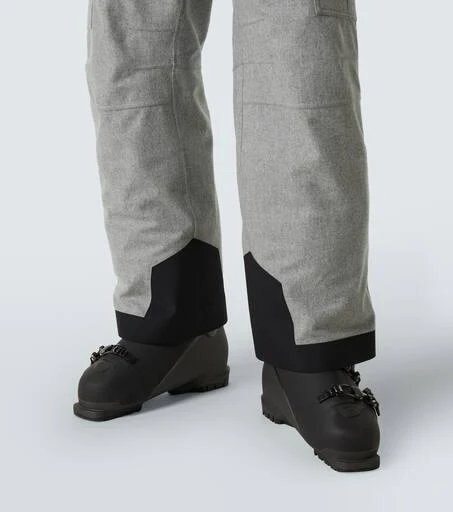 Moncler Technical wool flannel ski pants 6