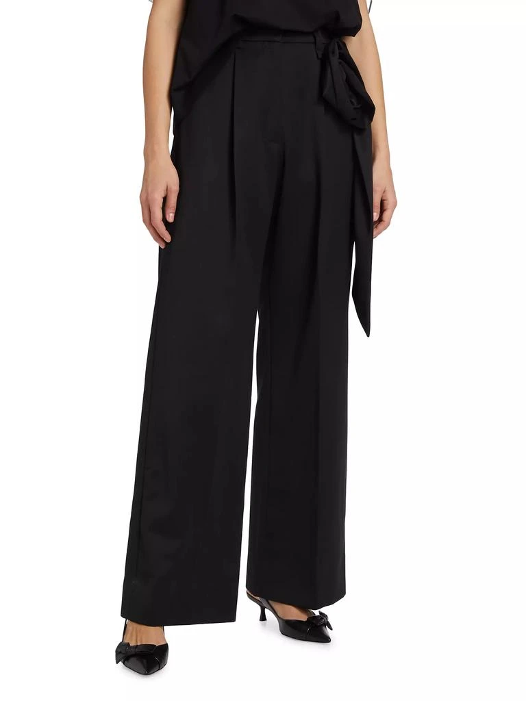 Simone Rocha Pressed Rose Wool-Blend Straight-Leg Trousers 3