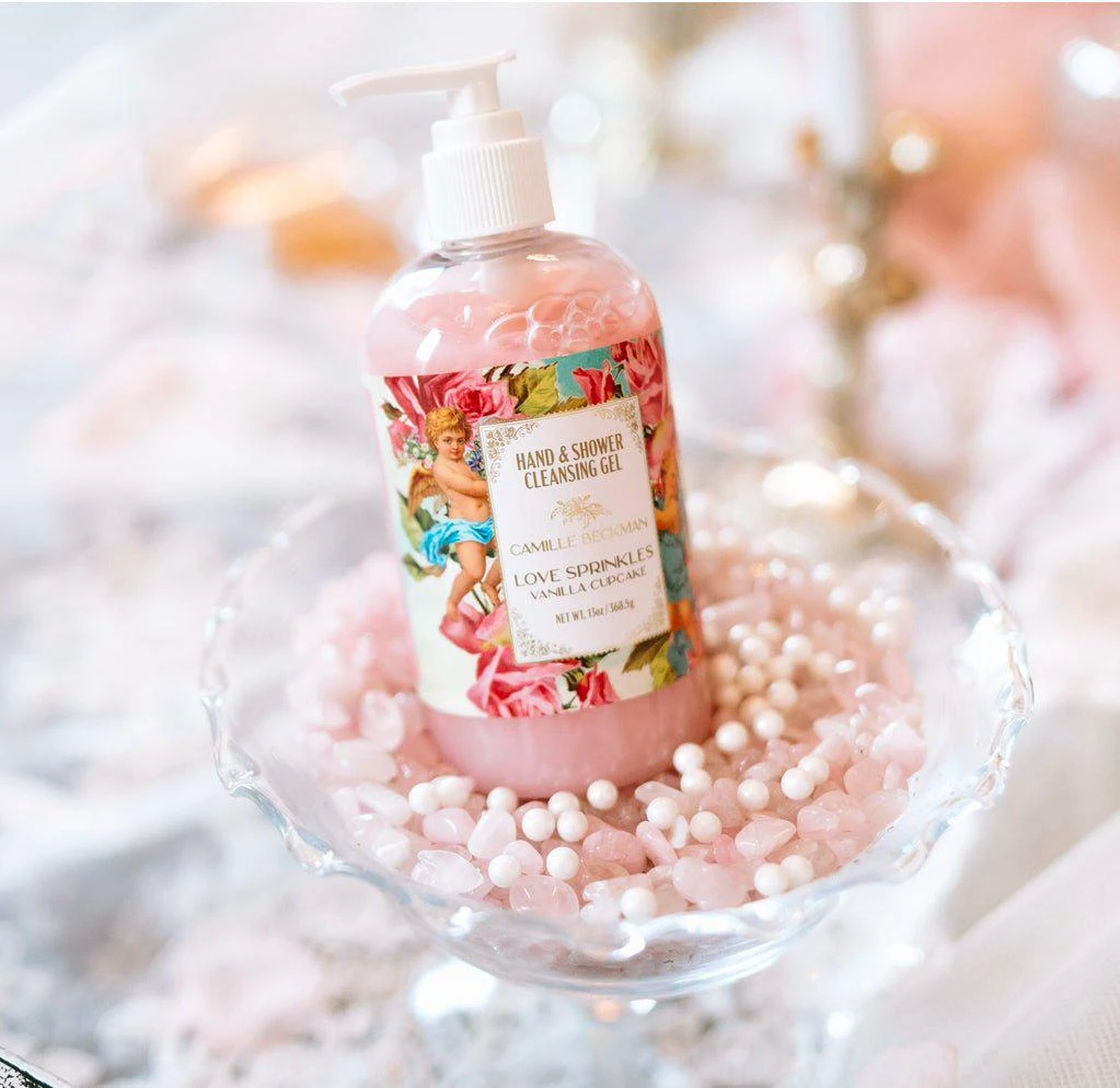 Camille Beckman Hand & Shower Cleansing Gel 13oz Love Sprinkles 3
