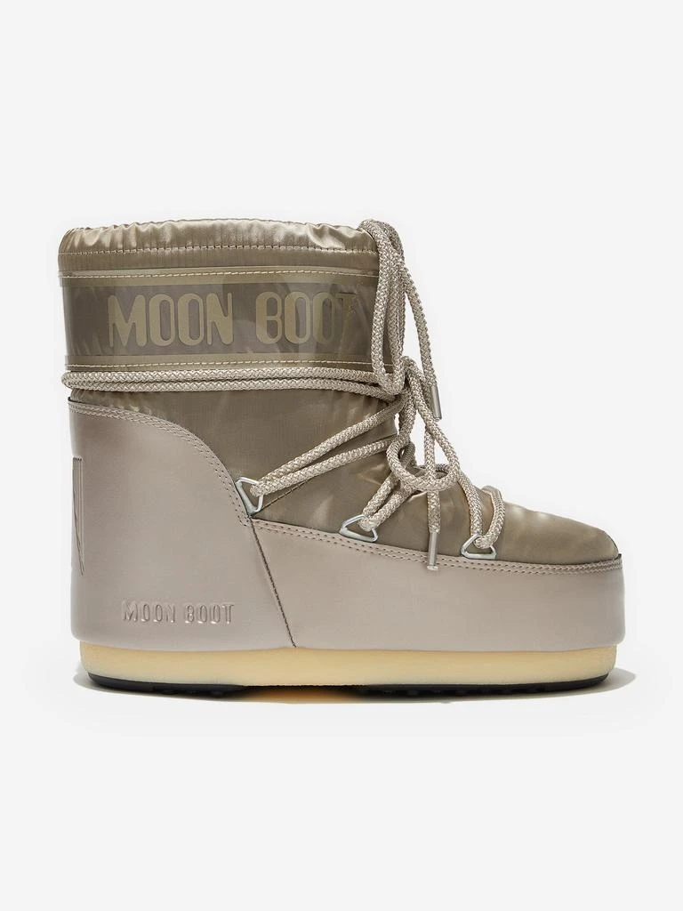 Moon Boot Moon Boot Girls Icon Low Glance Boots in Gold