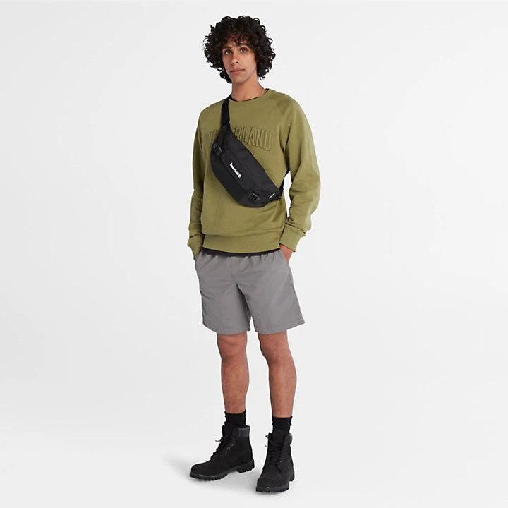 Timberland Modern Wash Logo Sweatshirt for Men in Green 2