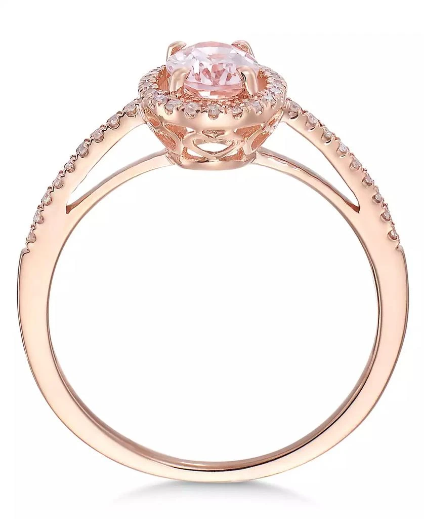 Macy
s Morganite (5/8 ct. t.w.) and Diamond (1/6 ct. t.w.) Ring in 14k Rose Gold 3
