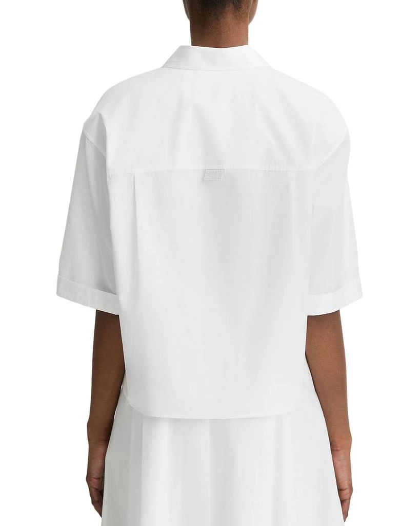 Vince Short Sleeve Collared Button Down Poplin Shirt 2