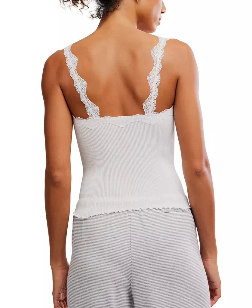 Free People Women
s Spring Fever Lace Detail V-Neck Cami Top 4