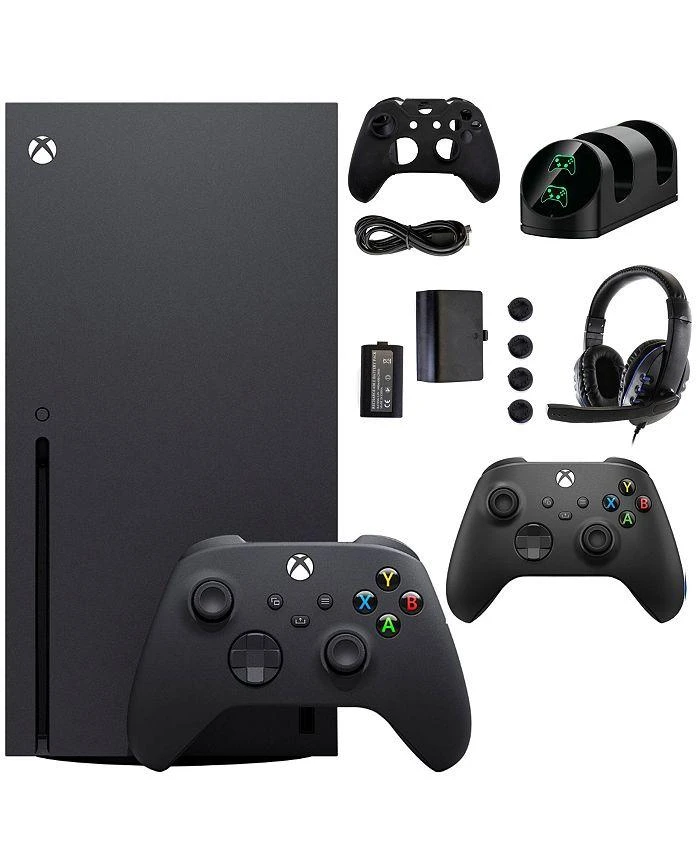 Microsoft Xbox Series X 1TB Console with Extra Black Controller and Accessories Kit 1