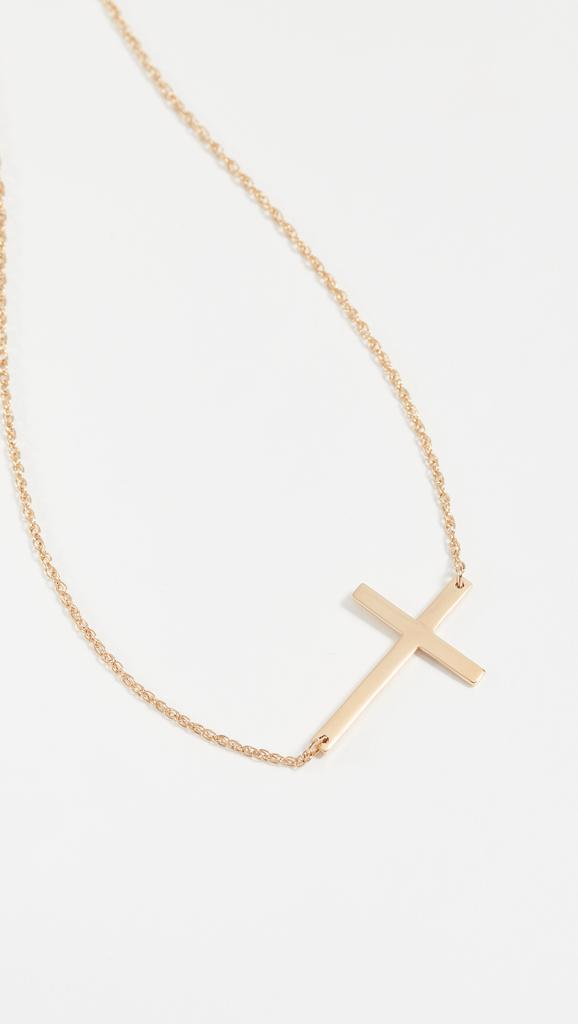 Jennifer Zeuner Horizontal Cross Necklace