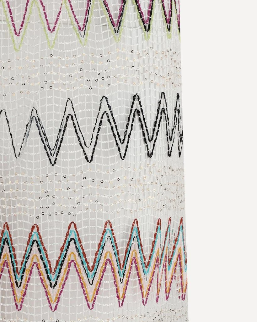 Missoni Zig zag patterned mesh Pants 3