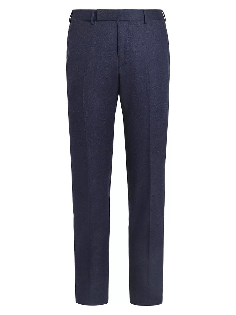 Zegna Wool Flannel Trousers - Pants - Free Shipping - BeyondStyle