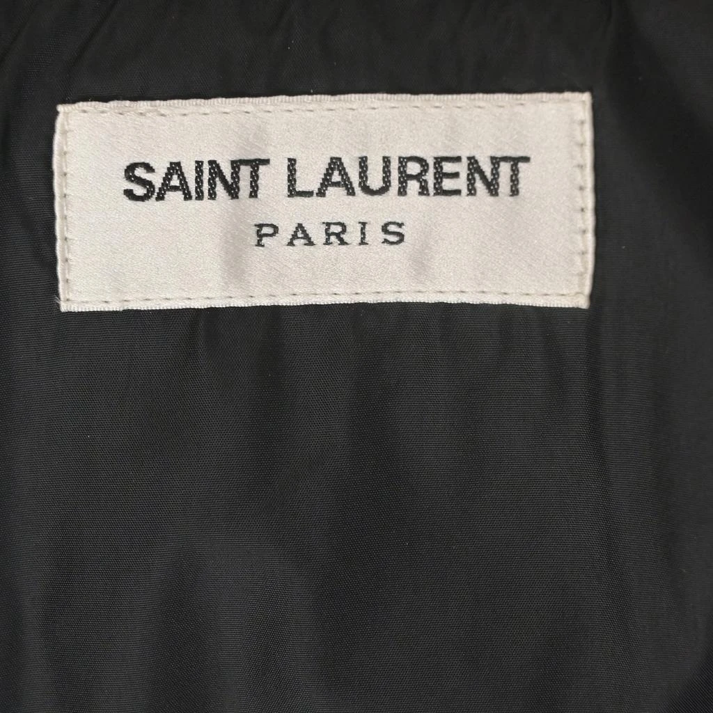Yves Saint Laurent 2017 Bad Lieutenant Corduroy Puffer Coat in Black Cotton 4