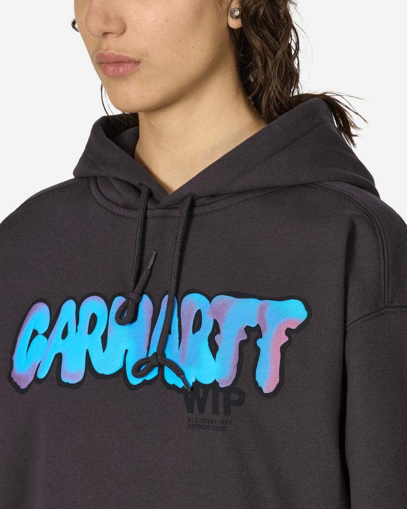 Carhartt WIP Drip Hooded Sweatshirt Charcoal - Hoodies