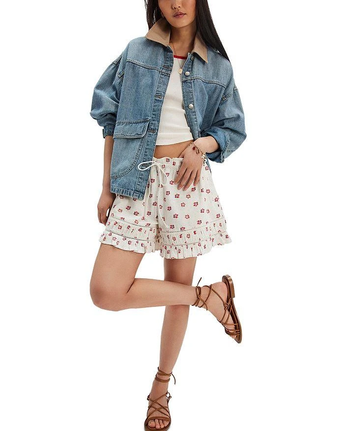 Free People Cambridge Printed Pull On Shorts 2