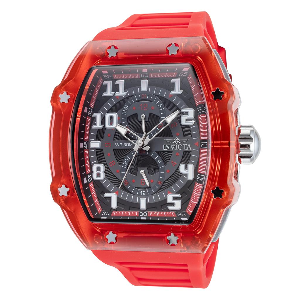 Invicta Men's Racing 48.5mm Red Quartz Watch