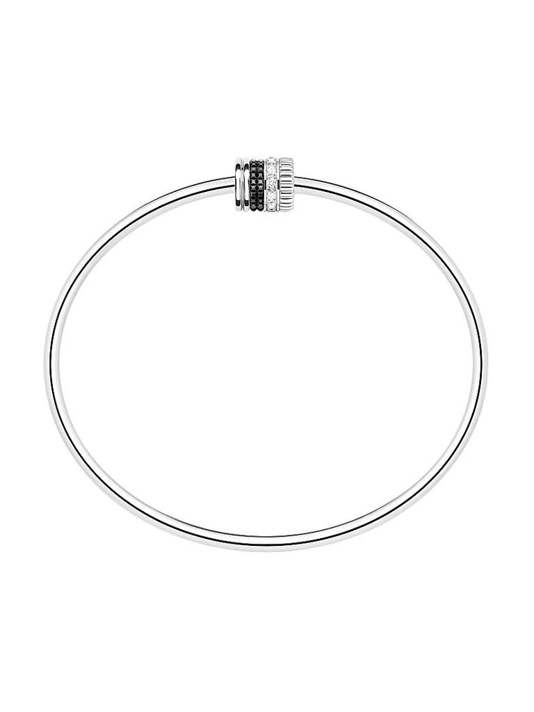 Boucheron Unisex Quatre Black Edition 18K White Gold & 0.13 TCW Diamond & PVD Bangle 3