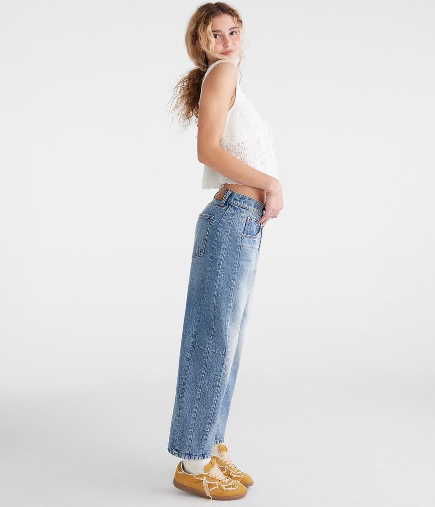 Aeropostale Mid-Rise Barrel Leg Jean