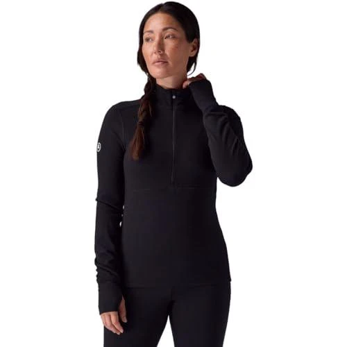 Backcountry Backcountry, Cedars RWS Merino Mid-Wt Baselayer 1/4-Zip Top - Women
s