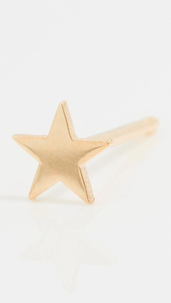 Zoe Chicco 14k Single Itty Bity Star Stud Earring 3