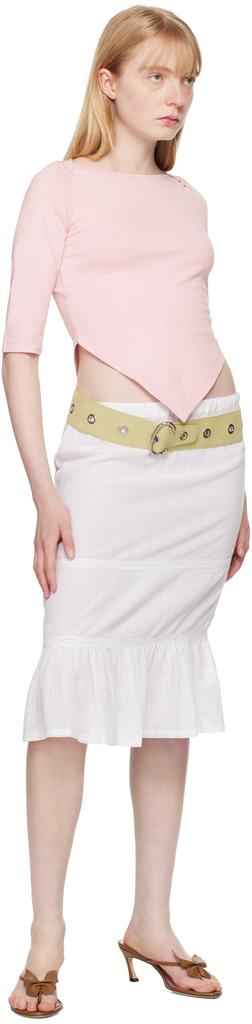 GIMAGUAS ホワイトSwan ミディアムスカート Gimaguas White Swan Midi Skirt - Dresses & Skirts - Compare