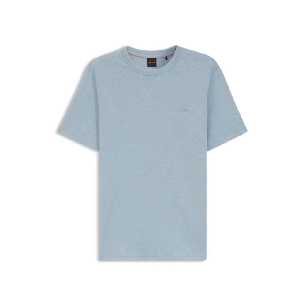 Hugo Boss Slub-cotton T-shirt with logo detail