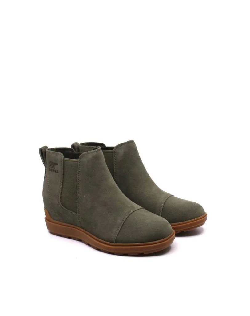 SOREL Women's Evie Ii Chelsea Boot In Stone Green/gum 1