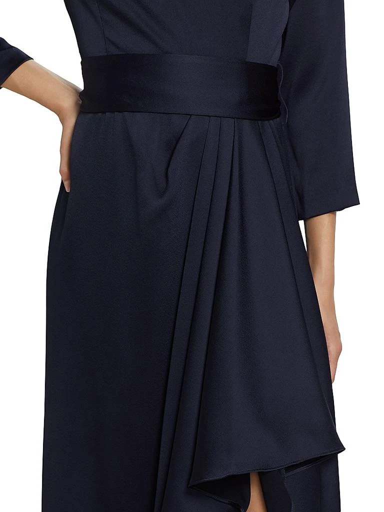 Teri Jon Draped Sash High-Low Gown 6