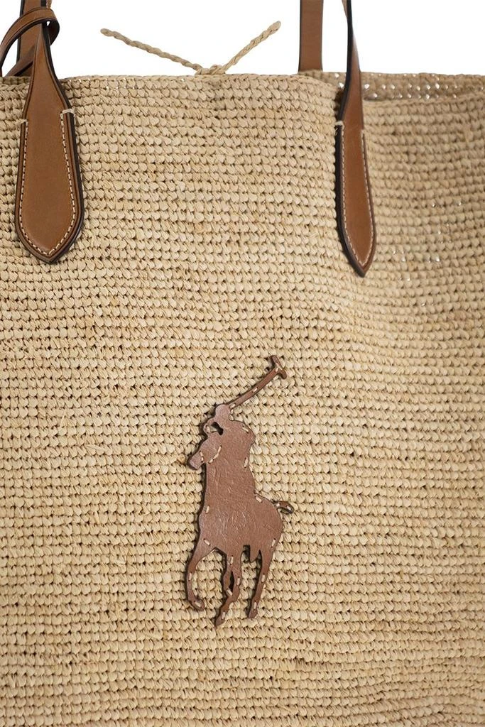 Ralph Lauren NS TOTE LARGE RAFFIA 5
