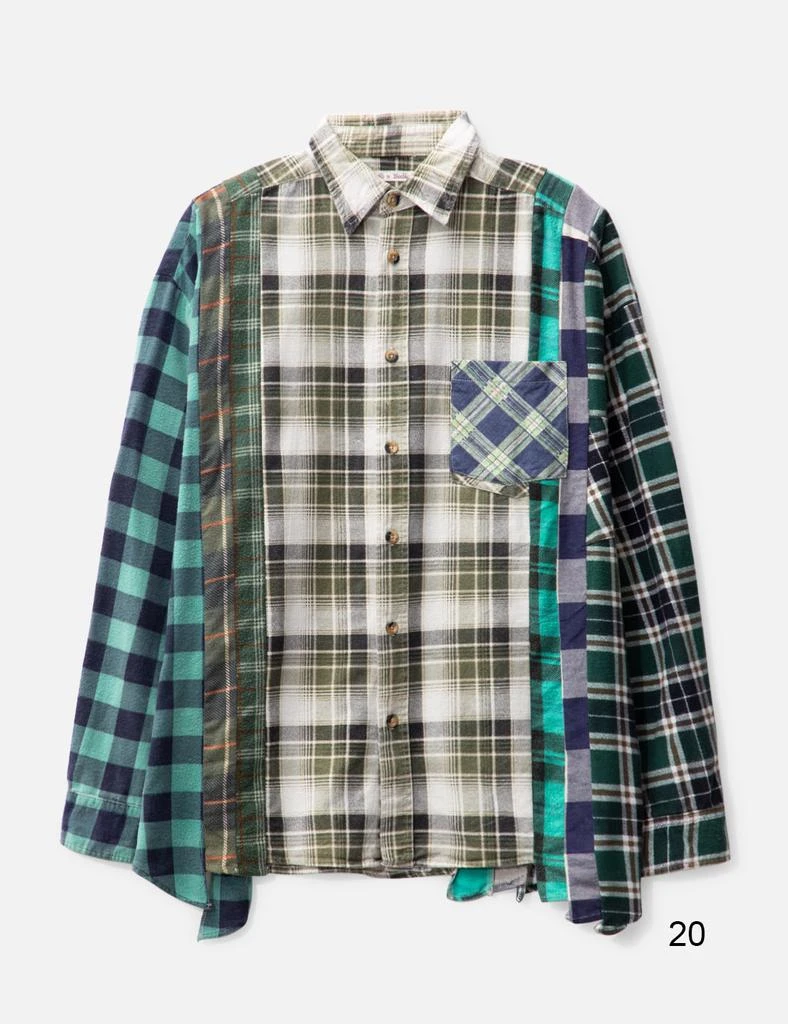 Needles 7 Cuts Wide Flannel Shirt 25