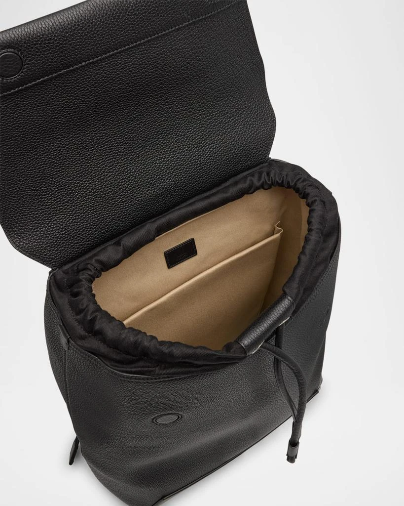 Dunhill Men's 1893 Harness Flap Leather Backpack 4