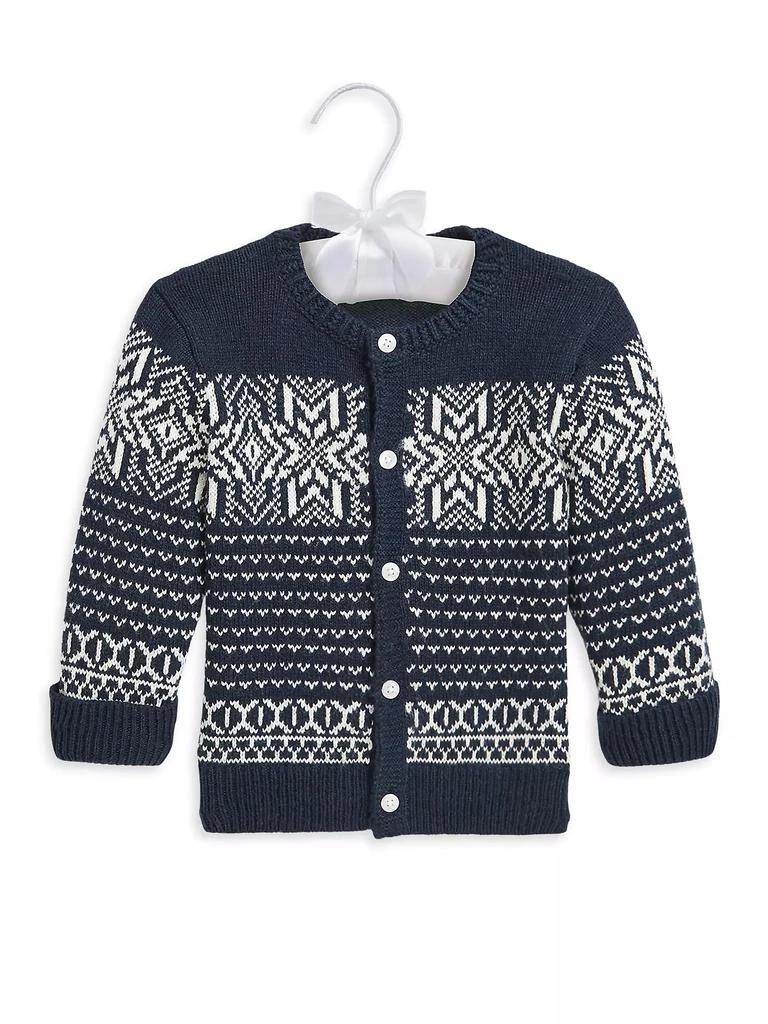 Ralph Lauren Baby Boy's Snowflake Cotton-Blend Cardigan 1